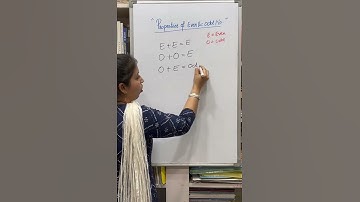 Properties of even and odd numbers