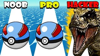 NOOB vs PRO vs HACKER in Monster Catch screenshot 5