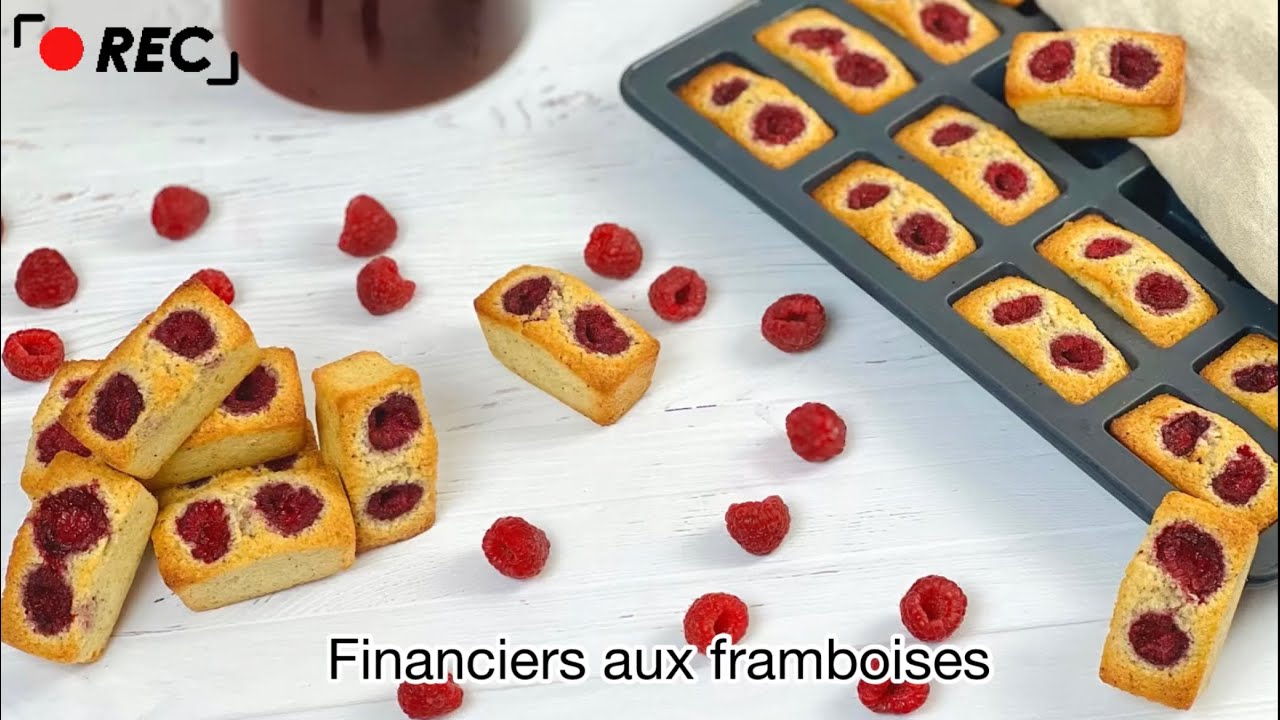 Financiers aux framboises de Cyril Lignac (Simple et rapide !!!)