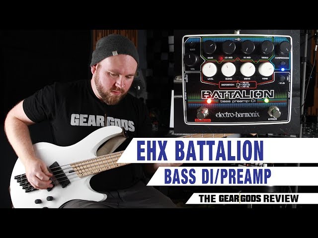ELECTRO-HARMONIX BATTALION ベース用DI/プリアンプ Amazon.com: Electro-Harmonix Battalion Black 4-band EQ, MOSFET