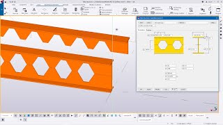 Development and Cutting Details for 180 x 91 IPE,Castellated Beam