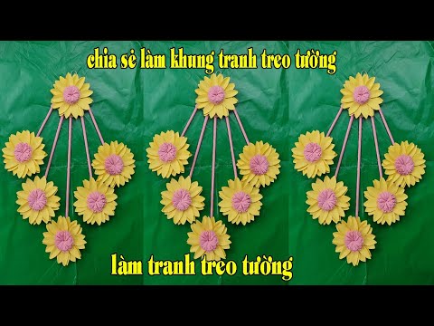 Video chia sẻ làm khung tranh treo tường độc đáo từ giấy màu... - youtube