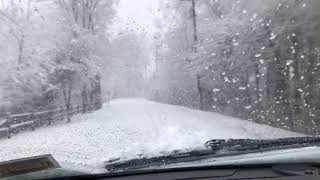 2014 Jeep EcoDiesel driving NY snow