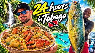 24 Hours in Tobago: Waterfalls, Beaches, Snorkeling & Fresh Seafood! (Crab & Dumplin + Grilled Fish)