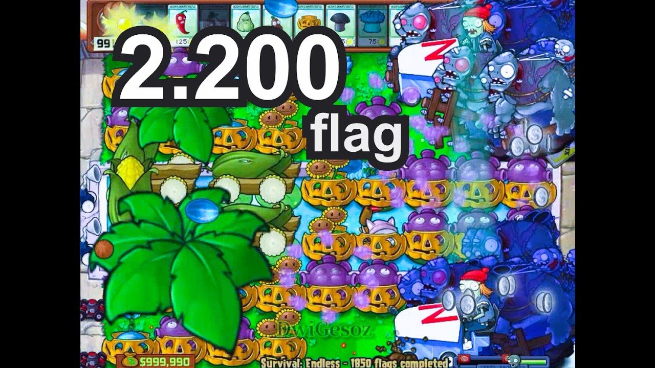 PvZ Survival Endless | 2.200 flag