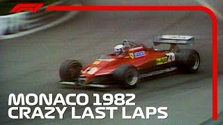 Crazy Final Three Laps in Monaco! | 1982 Monaco Grand Prix