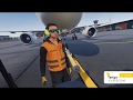 PUSHBACK DRIVER VR TRAINING. PUSHBACK WITH TOWBAR.