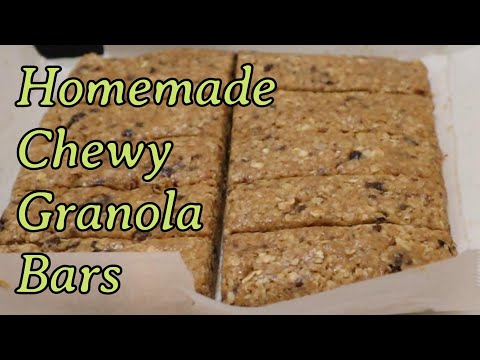 Homemade Chewy Granola Bars