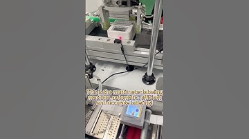 Electric meter side sticker labeling machine#labelingmachine #machine #automaticlabelingmachine