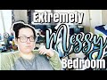 Single wide mobile home cleaning motivation | EXTREMELY MESSY BEDROOM CLEAN WITH ME | real life 🤣