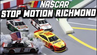 Brad Keselowski's dominance in stop motion: Stop Motion NASCAR From Richmond Raceway