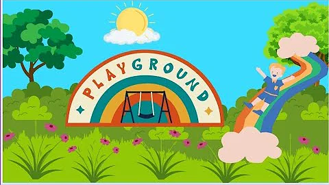 Playground Kids vocabulary - Learn English for kids - English educational video
