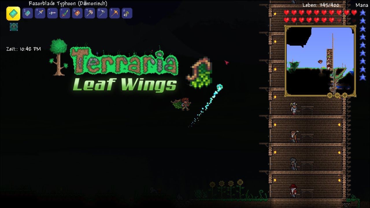 Terraria Leaf Wings (Blattflügel) [Deutsch] [HD] YouTube
