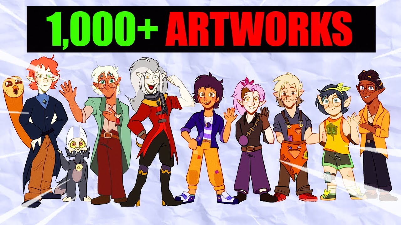1,000 ARTISTS VS The OWL HOUSE! - YouTube