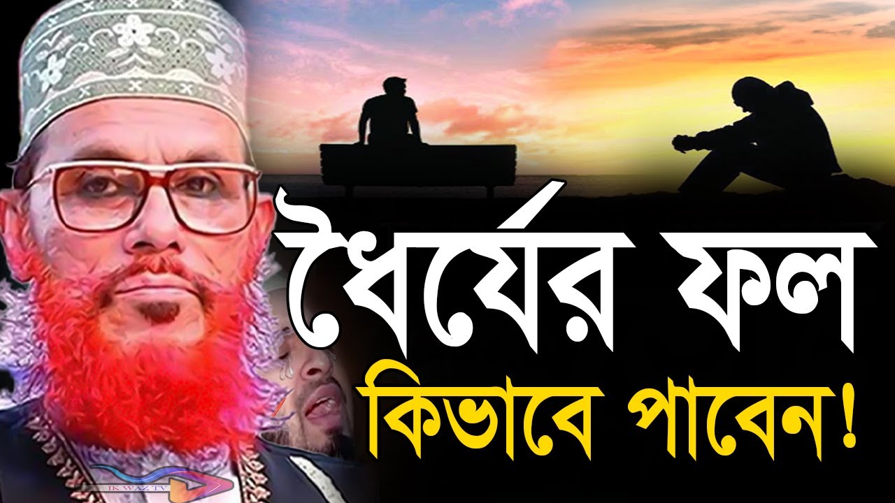 ধৈর্যের ফল কখনো বিফলে যায় না,ধৈর্যের সুফল কিভাবে পাবেন।। আল্লামা দেলোয়ার হোসাইন সাঈদী  পুরাতন ওয়াজ