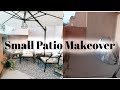 Small Patio Makeover / DIY Patio On a Budget
