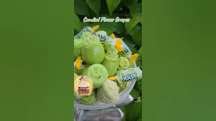 These Candied Flower Grapes are FIRE 🔥 by Bow'Tealful