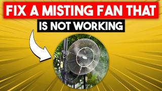 How To Fix A Misting Fan That Is Not Working: Step-by-Step Repair Guide