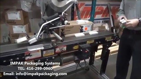Label Systems Labeler Labeling Small Boxes