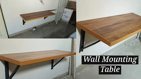 Folding Study Table ! Wall Mounted Study Table for Bedroom ! Space Saving Furniture Ideas