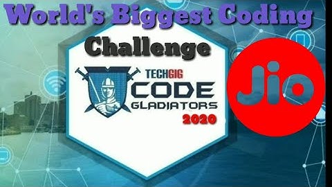 Jio Code Gladiator 2020 | KnowFunCode