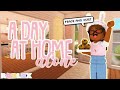 SPENDING THE DAY AT HOME! *ALONE* Roblox Bloxburg Roleplay