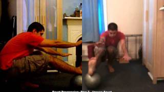 [No Audio] Squat Progression - Step 7 - Uneven Squat.avi