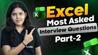 MS Excel Most Frequently Asked Interview Questions & Answers Part 2 | Computer Tech Academy