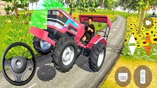 Cargo Tractor Driving 3D Real Game; Bast Indian Village Cargo Tractor Farming! Simulator Gameplay screenshot 4