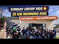 Sunday Morning Group Ride in Lucknow | Sultanpur Road Ride | 25 KM Motovlog #GroupRide #MorningRide