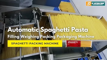Automatic spaghetti packaging machine - Spaghetti pouch packaging machine flow wrap packing machine