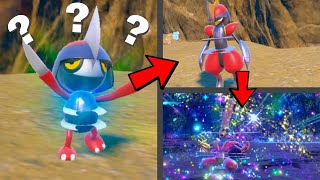 How to find Pawniard and Evolve it into Bisharp then Kingambit in Pokemon Scarlet & Violet