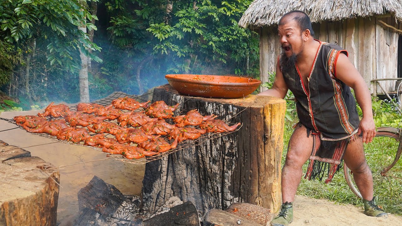 Roasting a Whole Flock of Quail - a Super Spicy Quail Roasting Recipe - dwarf Food