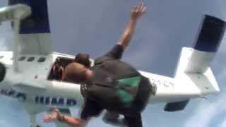 joey skydiving first jump 8/25/12