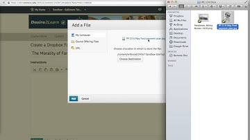 Desire2Learn: Building Dropboxes in the Content Tool