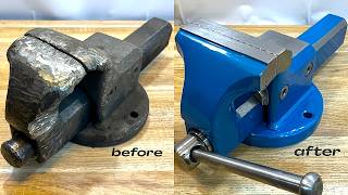 Can This 50-Year-Old Matador Vise Be Saved | Full Restoration 🔧
