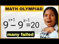 Japanese|A Nice math olympiad exponential problem |can you solve this?