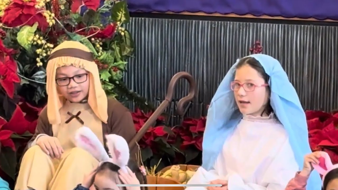 The Nativity of our Lord Jesus played by kids @ St Edmund Church ...