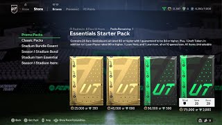 OPENING ESSENTIALS STARTER PACK IN EAFC 24!!