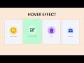 Service card hover effect in Elementor