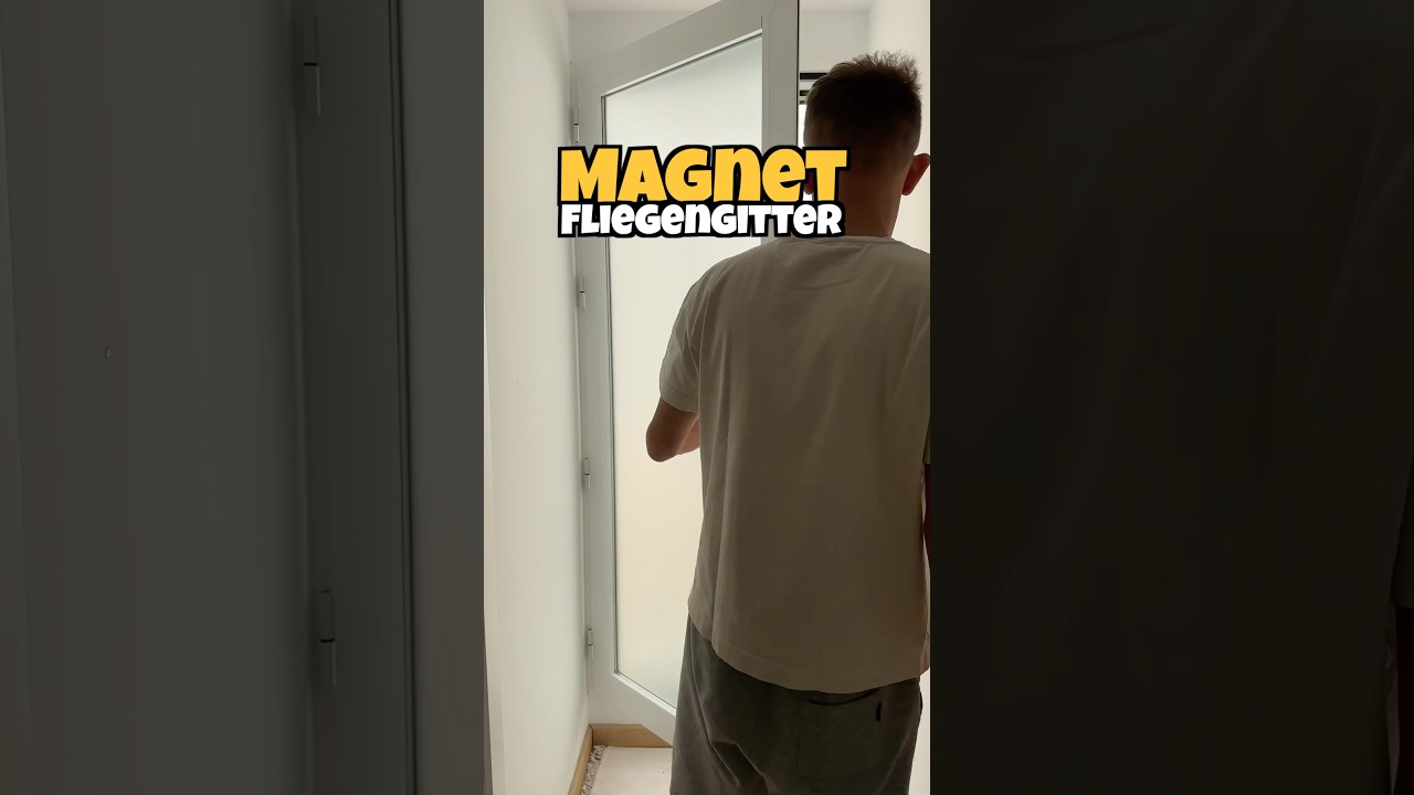 Domiss Magnet-Fliegengitter 140x150cm – Selbstschließend Für Balkon-, Keller- & Terrassentüren
