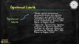 Öğretimsel Liderlik