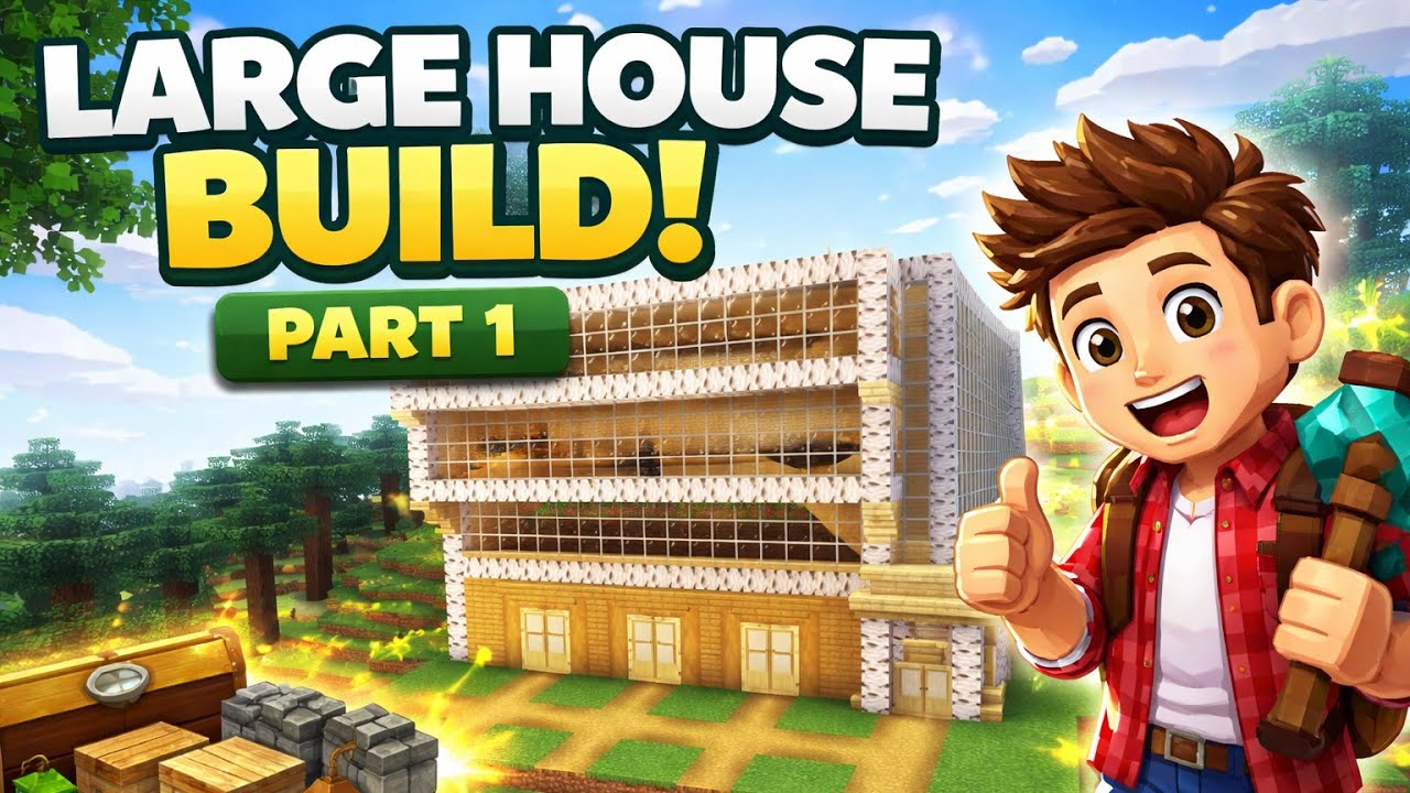 Apna Sapno Ka Bada Ghar Banana Start! 😍 | Minecraft Part 1 - YouTube