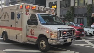 chicago fire department ambulance 42 responding