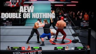 AEW DOUBLE OR NOTHING REY FENIX AND MACHO T FEND OFF JOHN BLUD AND RANDY DELTA!!!!!!!