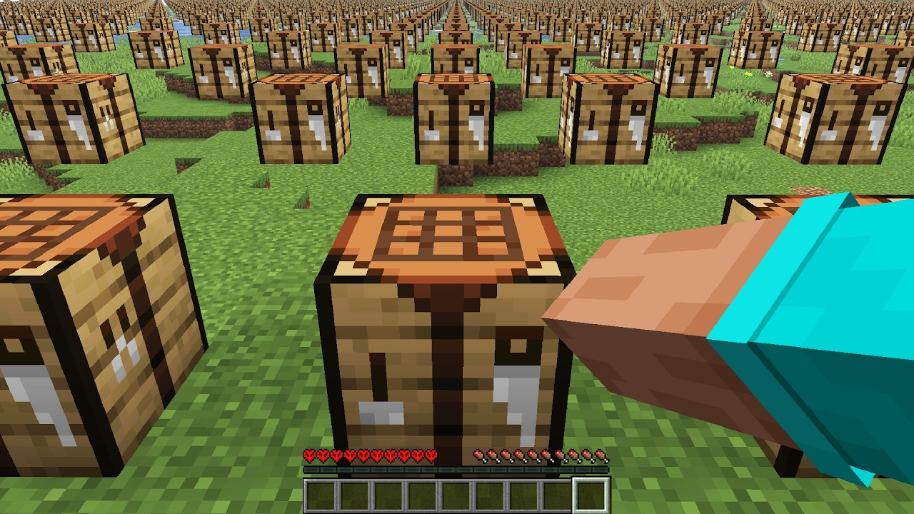 Minecraft, But Placing A Block Places It EVERYWHERE
