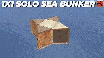 SOLO Mini Sea Bunker base (NEW) | RUST
