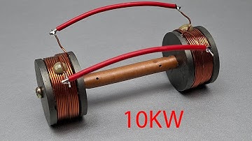 I Make 220v 10kw Free Energy Generator For Use Forever | Electricity For Every House Needs