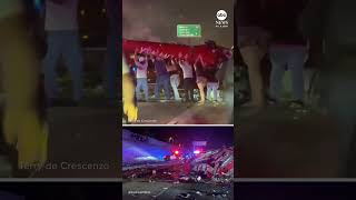 Bystanders help lift helicopter after crash on Sacramento highway