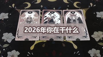 【塔羅牌占卜】2026年你在干什么